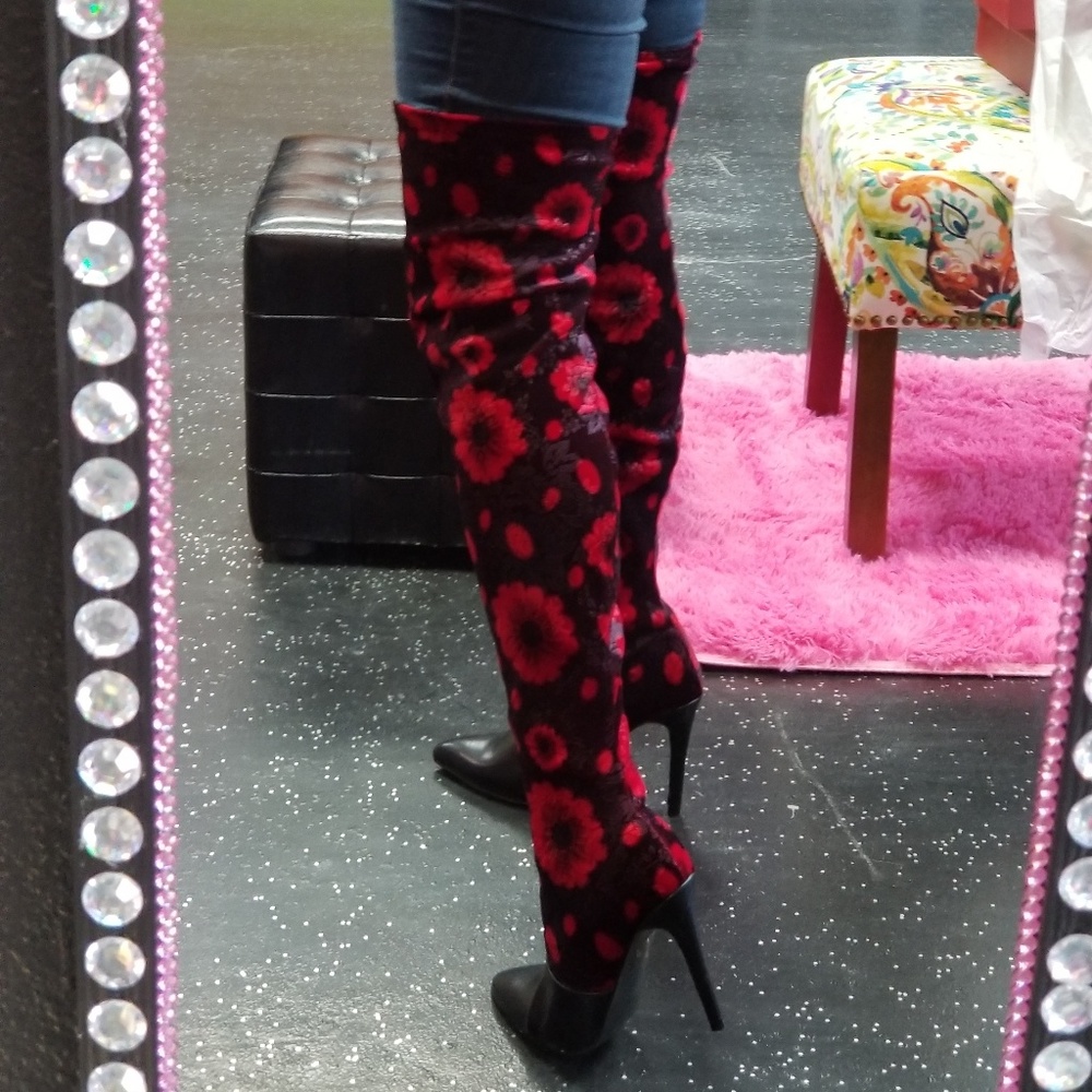 Thigh high boots